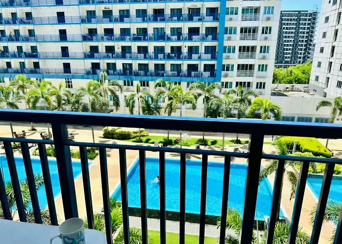 Sea Residences By Fernan 5-min Walk To Moa Netflix Fast Wi-fi Pool View Apartment